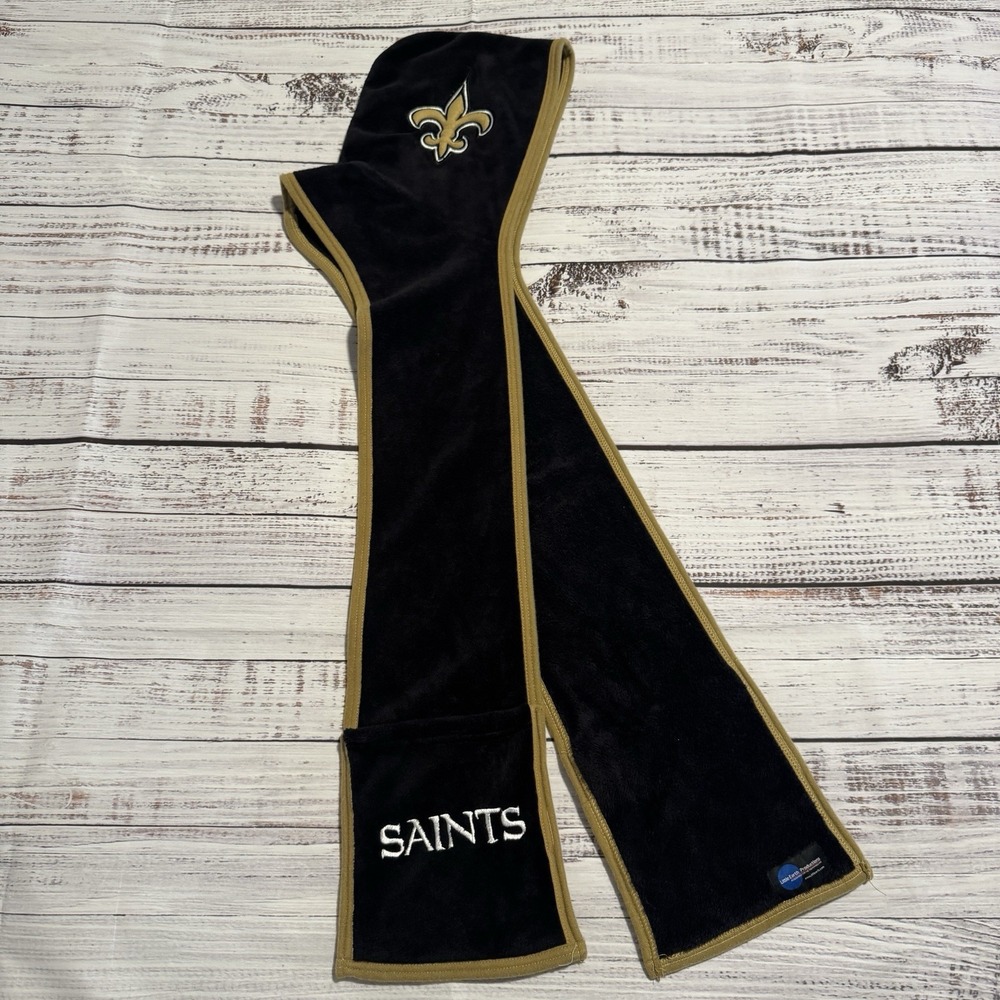 New Orleans‎ Saints NFL Ultra Fleece Hoodie Scarf by Little Earth